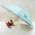 Supply pole 3-folding advertising umbrella Super boutique umbrella UV-resistant blanket umbrella  silver XI-804