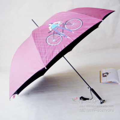 New Cosmo Lady Sunshade Straight Umbrella High Quality Advertising Umbrella Gift Umbrella XB-024