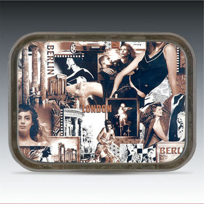 Beauty Pictures Tray Square round