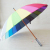 24 Bone Rainbow Umbrella Super Windproof Umbrella with Straight Shank Wood Umbrella Rib Umbrella with Straight Shank XB-011