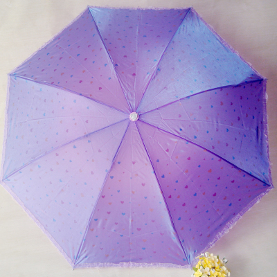 Boutique Inverted Four-Fold Chameleon Umbrella Three-Fold Sunny Umbrella Xa831