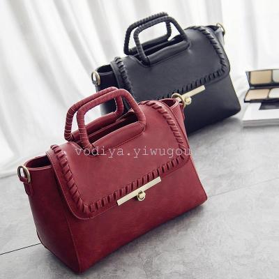 2015 winter type bag cover lock retro lace knitting bag handbag Xiekua package
