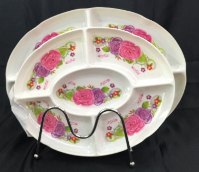 Pan mi-amine tableware imitation porcelain bowl fruit tray tray dish dish stock manufacturers direct sales