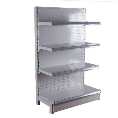 Supermarket shelves double-sided supermarket convenience store buckle pegboard display