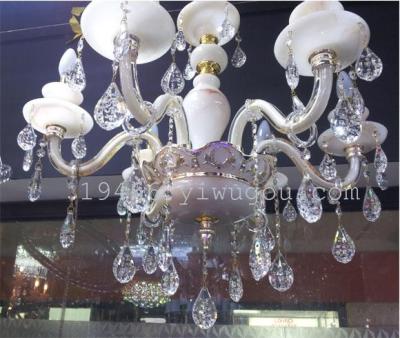 European manufacturers selling jade crystal chandelier lamp cup 6 LEDK9 crystal chandelier in the living room lamps
