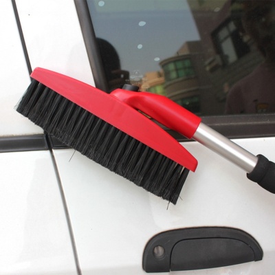 360 degree rotation of the brush can be used to brush the snow brush more than the function of the use of snow shovel