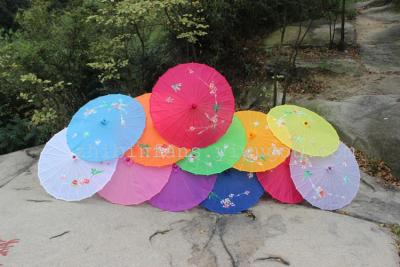 Large decorative classical craft silk umbrella dance