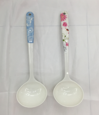 Miamine tableware imitation ware long handle large soup spoon