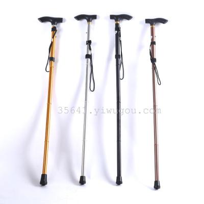 Five-section folding walking stick high-grade aluminum alloy walking stick for the elderly portable walking stick can be adjusted