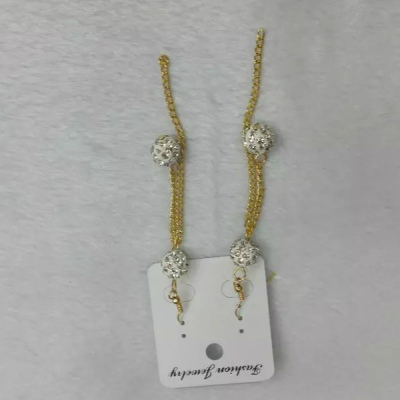 Creative jewelry diamond ball beads earrings earrings accessories chain in Europe