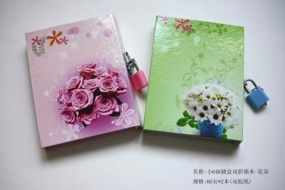 64K double padlock notebook