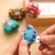 PVC rubber coat soft stitch cartoon cartoon padlock padlock