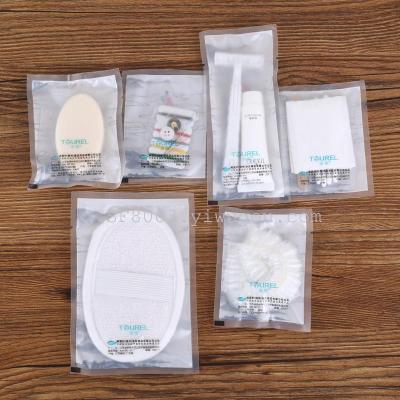 Zheng hao hotel supplies with multi - in - one set of hotel supplies the disposable products wholesale toothbrush toiletries