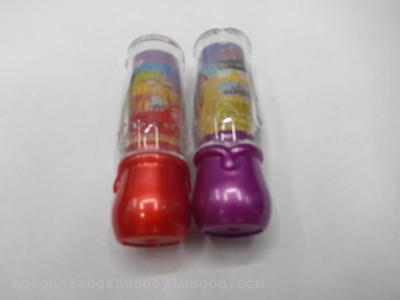 Circular multi-color lipstick tube