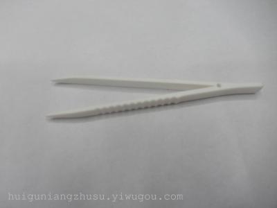 White plastic clip