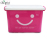 Cute smiley face plastic coloured storage box storage box CY-2811