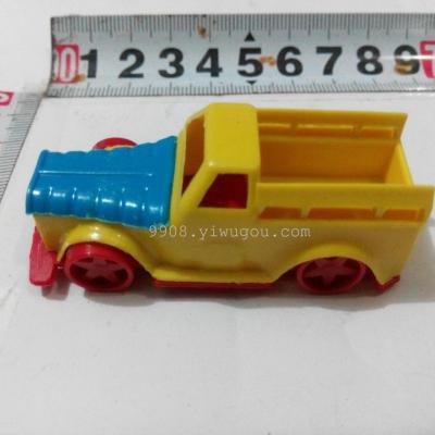 Plastic Gift Small Toy Scooter Truck Assembly Bus Candy Capsule Toy Capsule Gift Kinder Joy