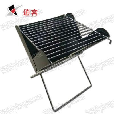 Barbecue stove thickened outdoor portable folding household charcoal barbecue stove barbecue grill oven tool