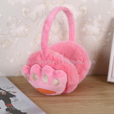 Lovely feet warm Earmuffs Ear bag New fashion anti noise plush earmuffs