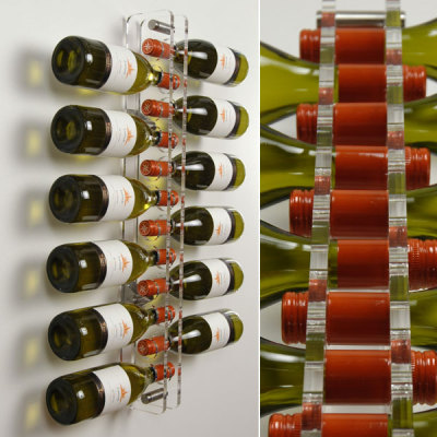 Manufacturers selling wine acrylic display / organic glass display custom wine