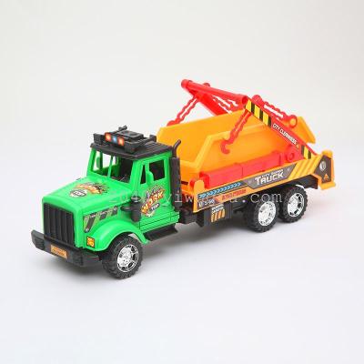 New children's toy wholesale inertia sanitation truck garbage truck