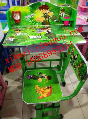 All manufacturers selling Xin Mei cartoon can lift the children's desk and chair desk chair Ben chair