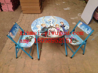 Factory direct cartoon children desk folding tables and chairs set desk desks and chairs