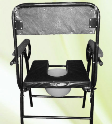 High - back toilet seat for medical aged soft face folding chair medical supplies.