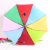 Creative rainbow folding umbrella quality advertising umbrella sunshine umbrella men's and women's three fold umbrella 