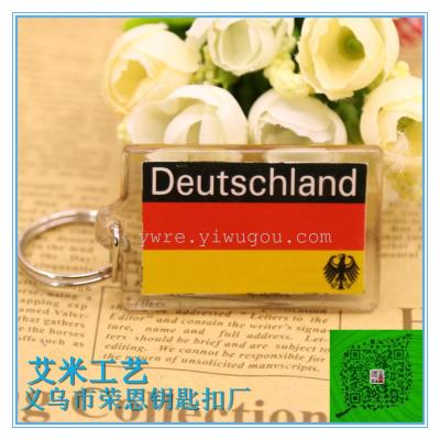 German double-sided key chain gift creative key chain