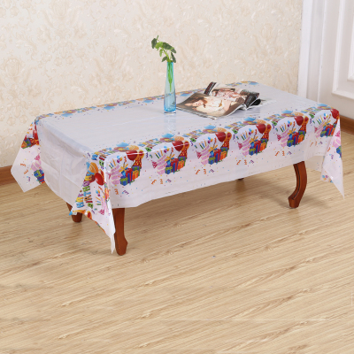 Birthday party supplies decorative tablecloth table linen disposable tablecloth