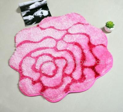 Sun flower series silk wool thick carpet