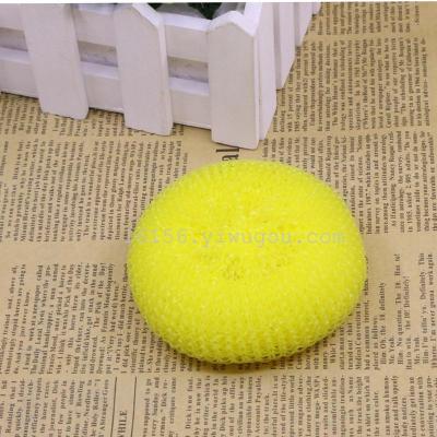 Kitchen essential plastic cleaning ball does not hurt the hand is not deformed household mesh dishes brush