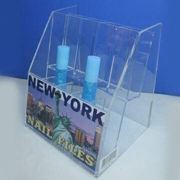 Manufacturers of customized plexiglass display acrylic nail polish, nail polish display
