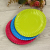 Disposable color plates creative children's handmade paper plate thread cake plate