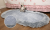 Elastic silk carpet mats for room table bed side door window elliptic carpet pad