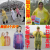 Disposable One-Piece Raincoat Snap Fastener Poncho Environmental Protection Pullover Disposable Raincoat