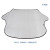 Car Windshield Glass Cover Snow-Proof Snow Proof Thermal Insulation and Sun Shading Sun Shield Snow Shield