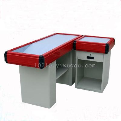 Stainless steel table stores convenience store supermarket cashier desk fruit shop counter cashier desk