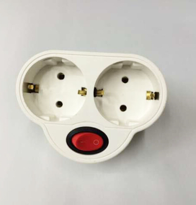 At a European style conversion socket with switch Indonesia conversion socket