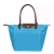 Leather portable folding shopping bag, shopping bag