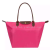 Leather portable folding shopping bag, shopping bag