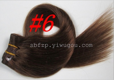 Seamless hair clip hair human hair foreign trade boutique style #6