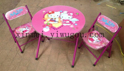 Xin Mei A20 folding tables and chairs set KITTY children's cartoon cat child desk desk