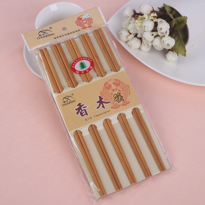 Factory Direct Sales Incense Wooden Chopsticks Low Carbon Environmental Protection Household Chopsticks Wooden Chopsticks Supermarket Hot Sale Fancy Chopsticks