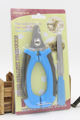 Nail clippers and file for pet products