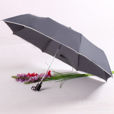 High Quality Triple Automatic Umbrella Boutique Advertising Gifts Promotional Umbrella Wholesale Customized