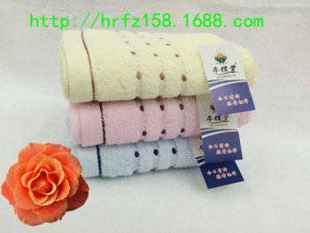 Manufacturers selling cotton untwisted dot ribbon jacquard towel advertising gift towel towel merchandise