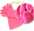 PVC Velvet Lining Protective Gloves Dishwashing Household Gloves