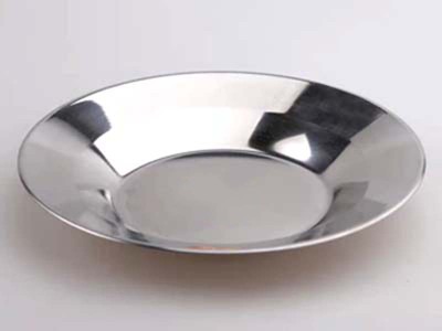 9 - inch Stainless steel plate plate dessert plate fruit plate plate plate pudding \"plate